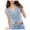 A-Blue338, variant on XIAOCHA Women's Cropped Denim Vest V Neck Button Front Waistcoat Stylish Casual Weekend Wear Top