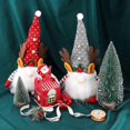thumbnail image 3 of Decoración de gnomo navideño, muñeco de peluche de gnomo de Papá Noel brillante, muñecos sin rostro, regalos, mini gnomo de Papá Noel de peluche, 3 of 5