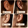 thumbnail image 5 of Moissanite Earrings Studs for Women and Men,3 Pairs Titanium Screw Back Earrings,D Color VVS1 Clarity Lab-created Moissanite Earrings,Diamond Studs Alternatives for Sensitive Ear, 5 of 7