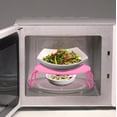 thumbnail image 1 of Cergrey Multifunctional Plastic Microwave Oven Heating Layered Steaming Rack Cooking Tray Rack, Multifunctional Plastic Tray Rack, Plastic Tray Rack, 1 of 9