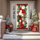 thumbnail image 1 of Christmas Doorway Frame Santa Claus Garden Decor Door Scene Photo Curtain Door Hanging, 1 of 6