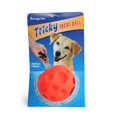 thumbnail image 1 of Pelota interactiva para premios Omega Paw Tricky Treat Ball mediana naranja, 1 of 7