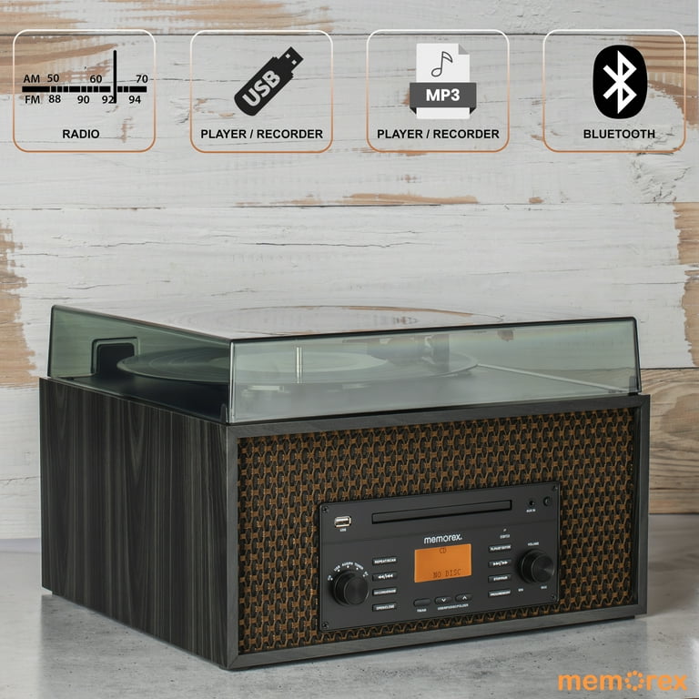レコーダー Record of Memories Amazon.com: WOCKODER Vinyl Record Players Turntable with