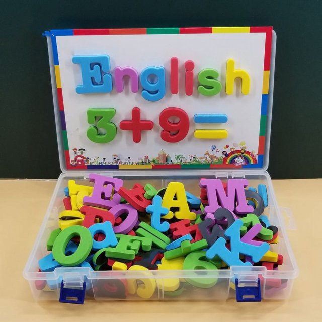 Children's Educational Early Education Toys, Magnetic Number And Letter Magnetic Stickers, English Size And Letter Magnets, Educational Children's English Toys, Early Education Aids