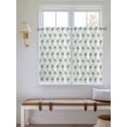thumbnail image 2 of Green Palm Trees Bathroom Window Curtain, Country Summer Botanical Tropical Plants Light Filtering Coffee Kitchen Curtains, Bedroom Living Room Curtains 2 Panel 84"x45", 2 of 6