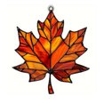 thumbnail image 1 of Decoraciones de otoño Billuyoard al aire libre colgar adornos de hoja de arce Accesorios decorativos para el hogar amarillo, 1 of 1