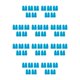 thumbnail image 3 of Soidarity 10 piezas de ayuda para dormir de viaje, prevención de ruido reutilizable, tapones para los oídos insonorizados, aislamiento de azul 10piezas, 3 of 6