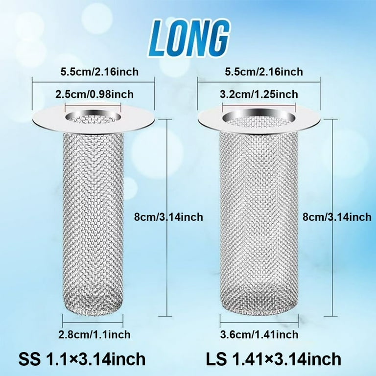 1X Floor Drain Filter Hair Catcher Shower Sink Mesh Basket