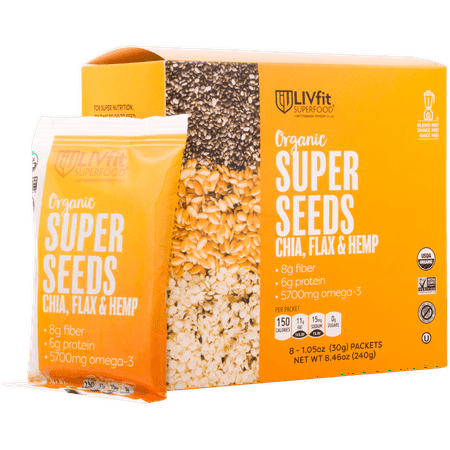 BetterBody Foods Organic Super Seeds, 1.05 Oz, 8 Count