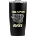 thumbnail image 2 of I Still Play With Blocks Auto Mechanic Stainless Steel 20 oz Travel Tumbler, Vacuum Insulated & Double Wall with Leakproof Sliding Lid | Great for Coffee/Hot Drinks and Cold Beverages, 2 of 6