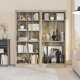 thumbnail image 5 of Qinaqin 71-Inch Alto 5-Tier Abierto Almacenamiento de Profundidad Madera Bookcase en Ivory Blanco Floor Pie cm Profundidadisplay Estante para Dormitorio Living, 5 of 5