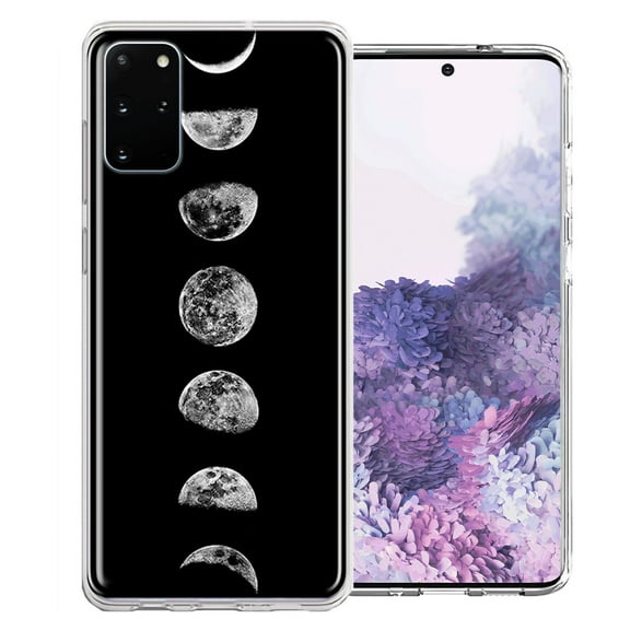 MUNDAZE For Samsung Galaxy S20 Moon Transitions Design Double Layer Phone Case Cover