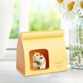 thumbnail image 1 of Runquan Ceramic Hamster House Cartoon Hamster Hideout for Chinchilla Ferret Chipmunk 18cmx11.4cmx16.5cm, 1 of 8