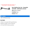 thumbnail image 2 of Rear Stabilizer Bar Link - Compatible with 2005 - 2009 Buick LaCrosse 2006 2007 2008, 2 of 2