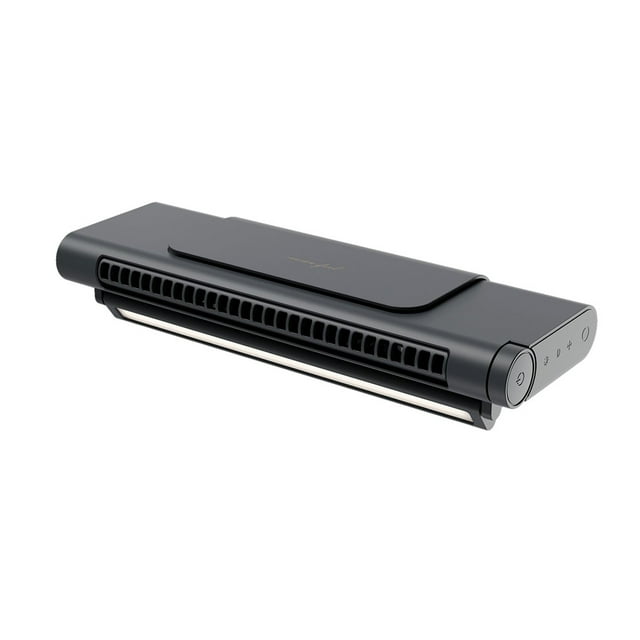 Cateissary Ventilador de pantalla de computadora, ventiladores eléctricos recargables, atomización ajustable, Clip sin aspas, niebla fría, Juegos de teclado y mouse para computadora Negro