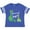 Football Blue and White, variant on Grammy Boy Grandson Dinosaur Boys Toddler T-Shirt