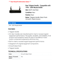 thumbnail image 2 of Rear Tailgate Handle - Compatible with 1994 - 2009 Mazda B4000 1995 1996 1997 1998 1999 2000 2001 2002 2003 2004 2005 2006 2007 2008, 2 of 2