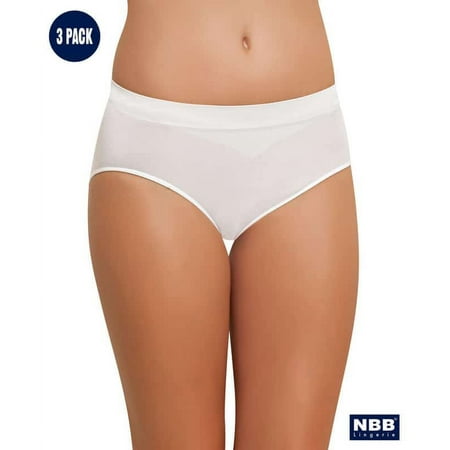 NBB Lingerie 3-Pack Women s Seamless Mid-rise Comfort Hipsters Panty