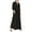 Black, variant on Clearance! Prolriy Maxi Dresses for Women 2024 Women's Casual Button Down Cotton Linen Long Shirt Dress with Pockets Womens Dresses Green1 M