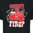 thumbnail image 3 of Disney - Wheres The Fire - Juniors Cropped Cotton Blend T-Shirt, 3 of 5
