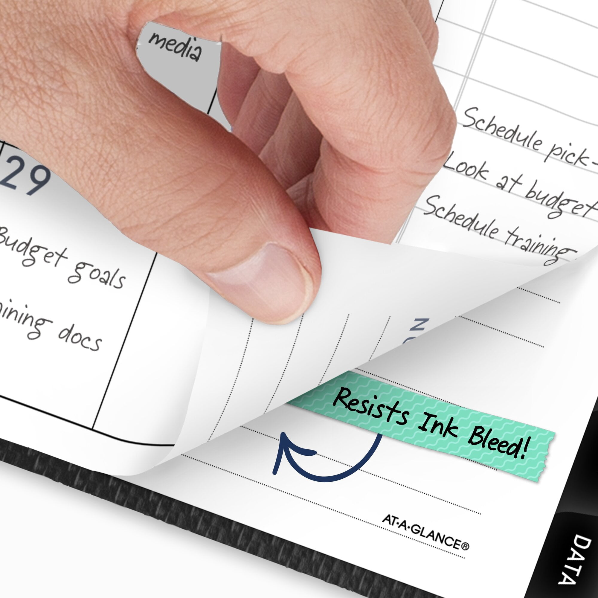 AT-A-GLANCE Contemporary 2027 Weekly Monthly Planner Charcoal Small 5 x 8 -