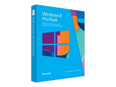 Microsoft Windows v.8.0 Pro Pack 32/64-bit, Product Upgrade, 1 PC, Standard