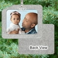 thumbnail image 3 of 2023 Picture Ornament, Magnetic Glitter with Photo Protector, Horizontal, Silver, 3-Pack, 3 of 7