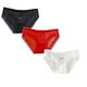 thumbnail image 1 of Calzones De Mujer Bragas De Encaje Para Mujer, De Cintura Alta, Talla Grande, 3 Unidades, 1 of 4