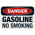 thumbnail image 1 of Danger Gasoline No Smoking Sign, OSHA Danger Sign, 12x18 Reflective Aluminum EGP, 1 of 1