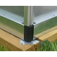 thumbnail image 3 of Palram - Canopia Bella 8' x 8' Polycarbonate/Aluminum Walk-In Hobby Greenhouse - Silver - with Roof Vent, 3 of 9