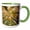 Green/White, variant on 3drose, Sassafras Trees, Stephen Forbes State Park, Fall, Marion County, Il., 11oz Two-tone Yellow Mug