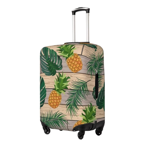 Fotbe Pineapples Palm Leaves Funda Protectora para Equipaje, Antirrayones y Resistente a la Suciedad, Compatible con Maletas de 18 a 32 Pulgadas-X-Large