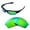 Emerald Mirror Coated - Polarized, variant on Walleva Titanium Polarized Replacement Lenses for Oakley Bottlecap Sunglasses
