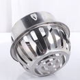 thumbnail image 4 of Miangastore Drain de Sol en Acier Inoxydable pour Balcon Rond Anti-Blocage Fuite d'Eau pour Maison (110mm), 4 of 8