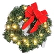 thumbnail image 1 of Guirnalda De Puerta De Guirnalda De Estilo Campestre De Navidad Para Decoración De Ventana Y Chimenea Speravity HA039362-00, 1 of 6