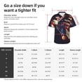thumbnail image 5 of Pofeuu Watercolor Bald Eagle Print Hawaiian Shirt for Men Sleeves Casual Button Down Summer Beach Dress Shirts T-Shirts,, 5 of 7