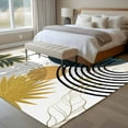 thumbnail image 5 of 6x9 Area Rugs for Living Room, Boho Middle Century Non Slip Area Rugs for Kitchen Bedroom Entryway, Navy Blue Yellow Abstract Sun Modern Washable Carpet Runner Rug Floor Mats for Bedroom Home Decor, 5 of 9