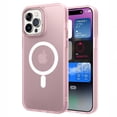 thumbnail image 1 of Funda TEKKU Matte para iPhone 15 PRO MAX Trans Rosa compatible con MagSafe, 1 of 4