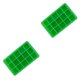 thumbnail image 2 of Monstrate Molde para cubitos de hielo, portátil, Flexible, 15 rejillas, reemplazo lavable, Rectangular, helado, Chocolate, fabricante de moldes para Verde 2piezas Monstrate CBP088043, 2 of 5