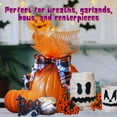 thumbnail image 5 of Orange Halloween Mesh Ribbon Roll, 6 in x 5 Yards Decorative Craft Netting for Wreaths Garlands Bows Centerpieces DIY Projects Seasonal Party Decoration Supply, 5 of 7