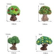 thumbnail image 5 of Tree Ornament Fadeless Shatter-proof Non-deformable High Simulation Hand-crafted Miniature Tree Model Micro Landscape Decor-C, 5 of 8