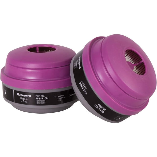 Cartucho de respiración Honeywell North 7581P100L Organic Vapor