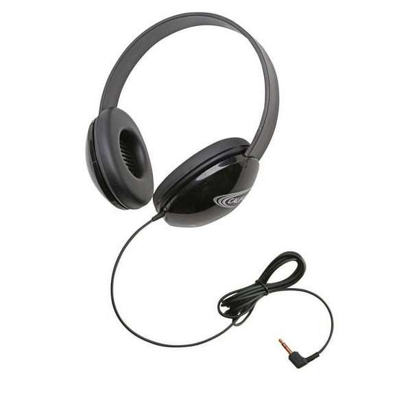 Califone 2800-BKP Over-Ear Listening First Stereo Headphones (Black)