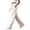 White, variant on LIaqionyy Women's Straight Leg Pants Drawstring Elastic Waist Casual Lightweight Fashion Trousers with Pockets