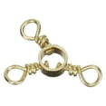 thumbnail image 5 of Eagle Claw Fishing, 3WS6 3-Way Swivel, Brass, Size 6, 5 of 5