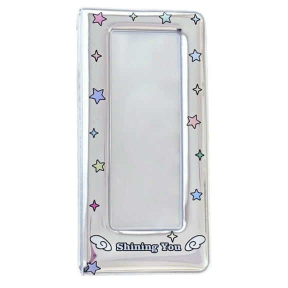 Large Capacity Card Holders for Collector with Colorful Star Pattern Photobooth Frame Album Photo Strips Holders Binder