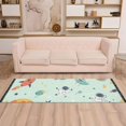 thumbnail image 2 of Yayeee Runner Rug for Bedroom 2'x6' Machine Washable Hallway Non Slip Mat, Space Patterns, 2 of 8