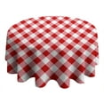 thumbnail image 4 of Christmas Round Tablecloth 60x60in(153x153cm) – Waterproof Polyester Table Cover with Full Print Design, Wrinkle Resistant & Washable for Kitchen Dining Party Decor, 4 of 6