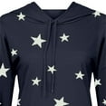 thumbnail image 6 of Black Womens Fall Tops Women Hoodie Star Print Loose Fit Sweatshirt Flexible Cozy Practical Trendy Sweaters for Women, 6 of 6