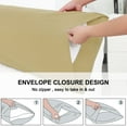 thumbnail image 4 of Unique Bargains 2-Piece Microfiber Body Pillow Covers, 20" x 54", Light Tan, 4 of 8